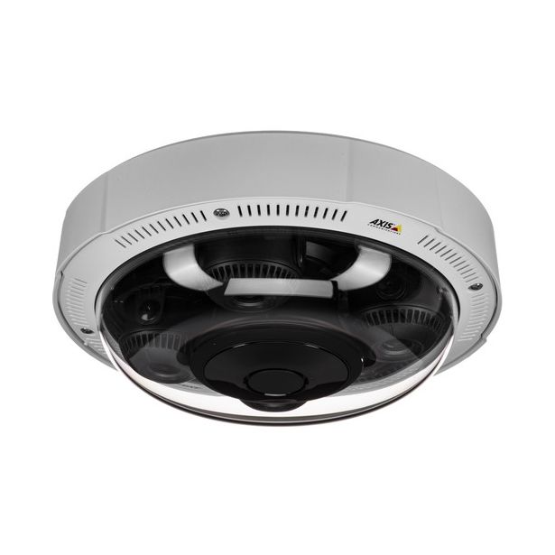 Axis 01504-001 P3717-PLE 8 Megapixel Network IR Outdoor Dome Camera, 3-6mm Lens