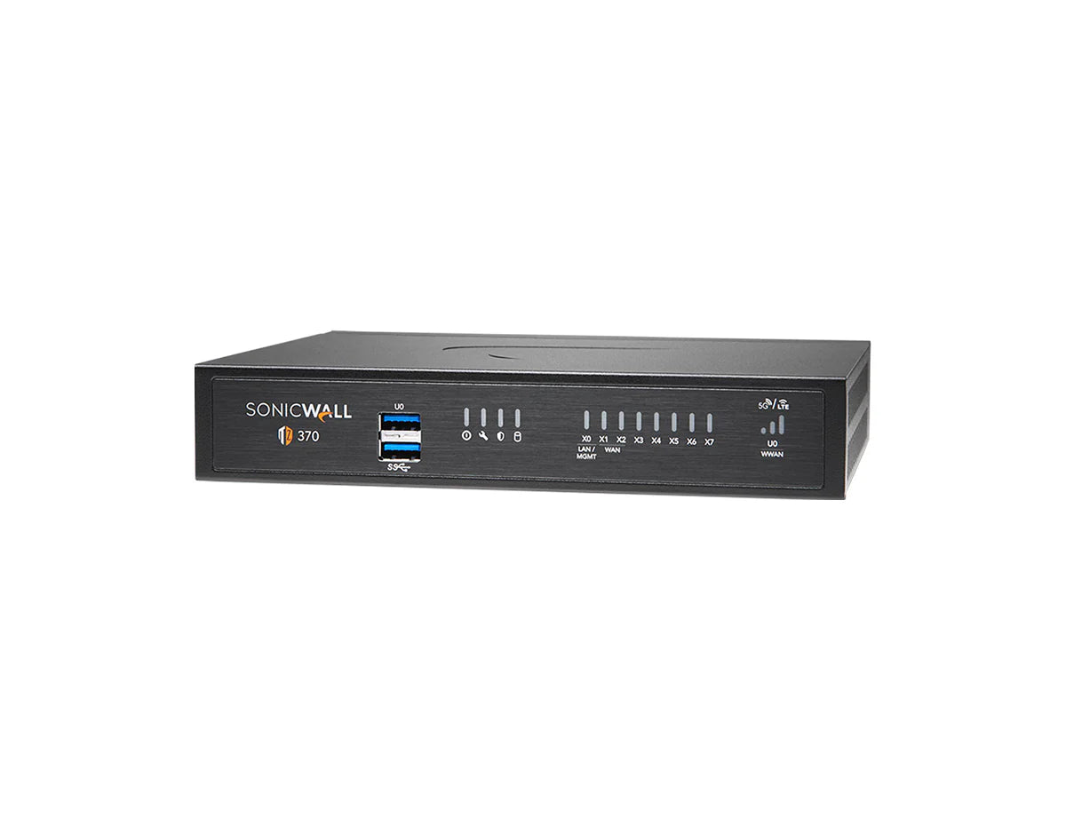 SonicWall TZ370 Firewall - Rear View | Alo Tech Solutions