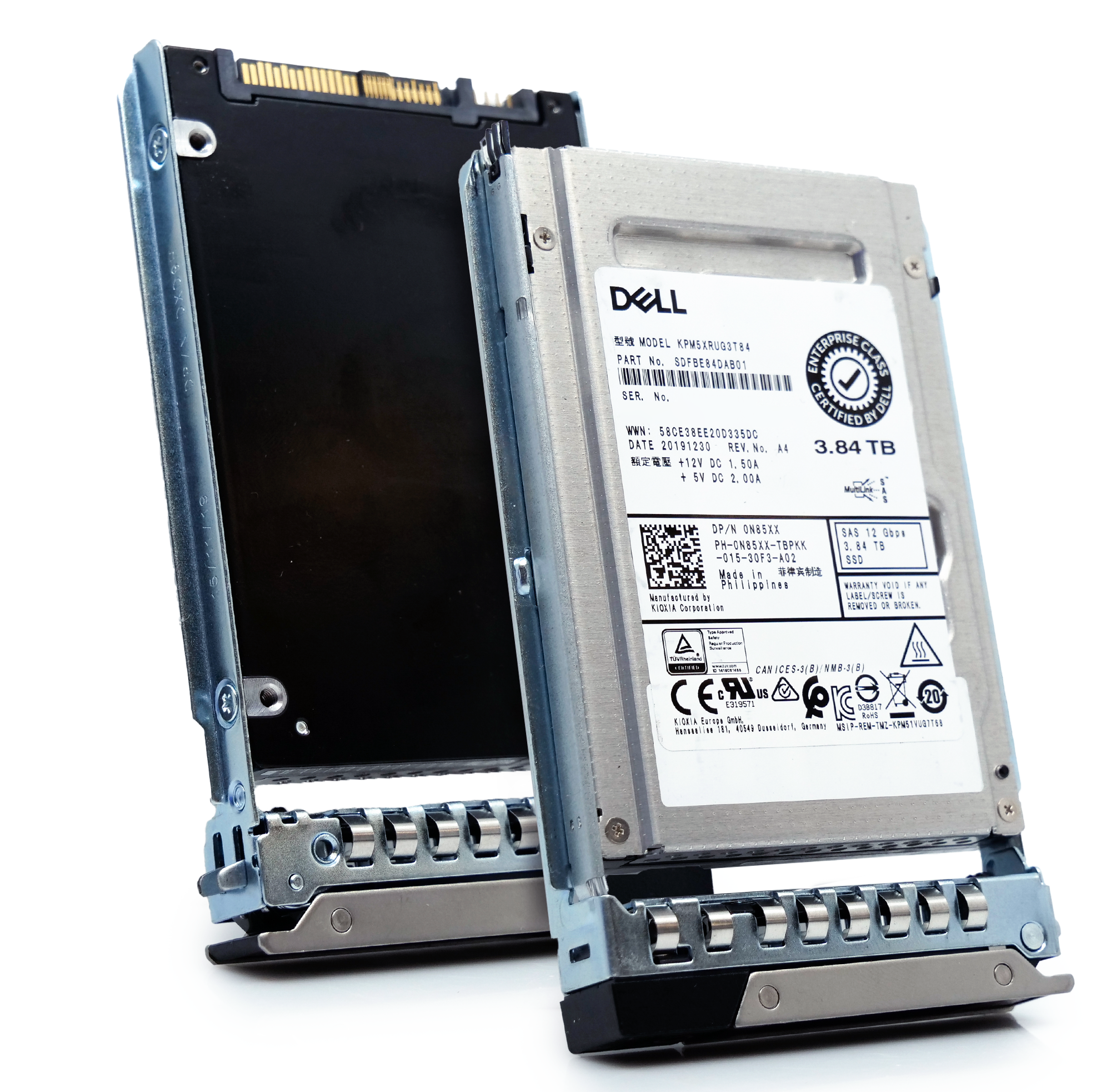 Dell G14 0N85XX 3.84TB 1 DWPD SAS-3 12Gb/s Read Intensive 3D TLC 2.5in Solid State Drive