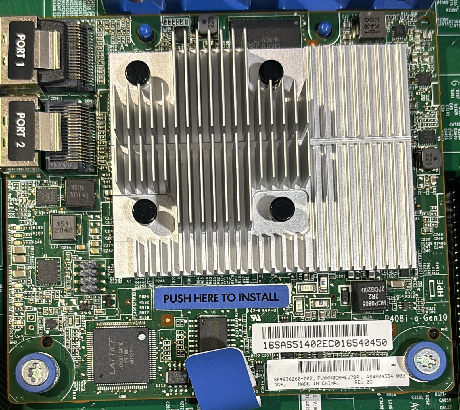 HPE 836260-002 Smart Array P408i-a SR Gen10 Controller | Alo Tech Solutions