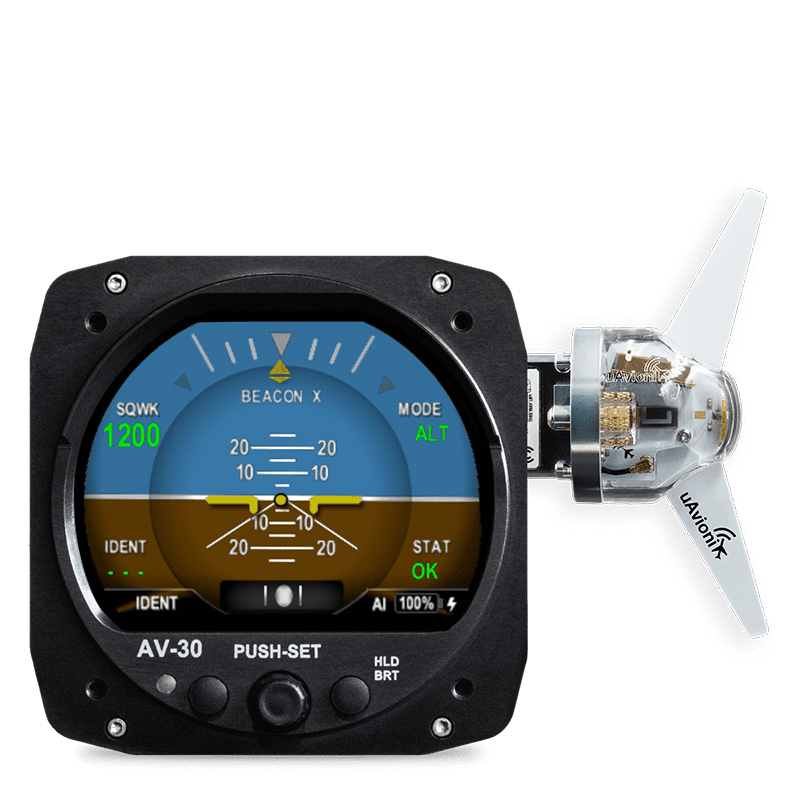 uAvionix tailBeaconX TSO ADS-B Transponder - Certified