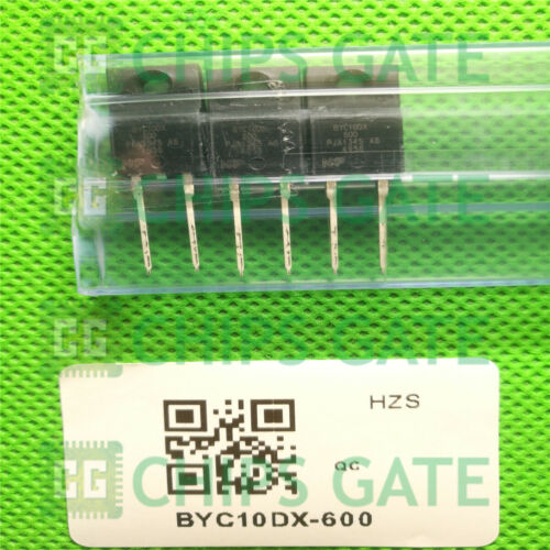 3PCS BYC10DX-600,127 DIODE RECT 600V 10A TO-220F BYC10DX-600 BYC10 10D