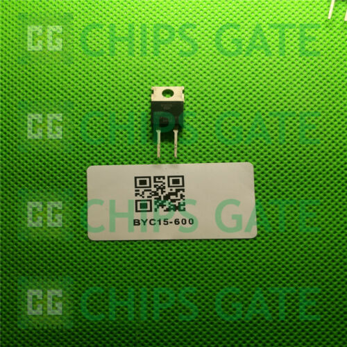 2PCS BYC15-600,127 DIODE RECT 600V 15A TO-220AC BYC15-600 BYC15 15-600