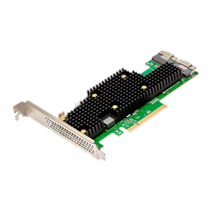 Broadcom 16-Port 9620-16i Tri-Mode eHBA, PCIe 4.0 x8, LP, FH