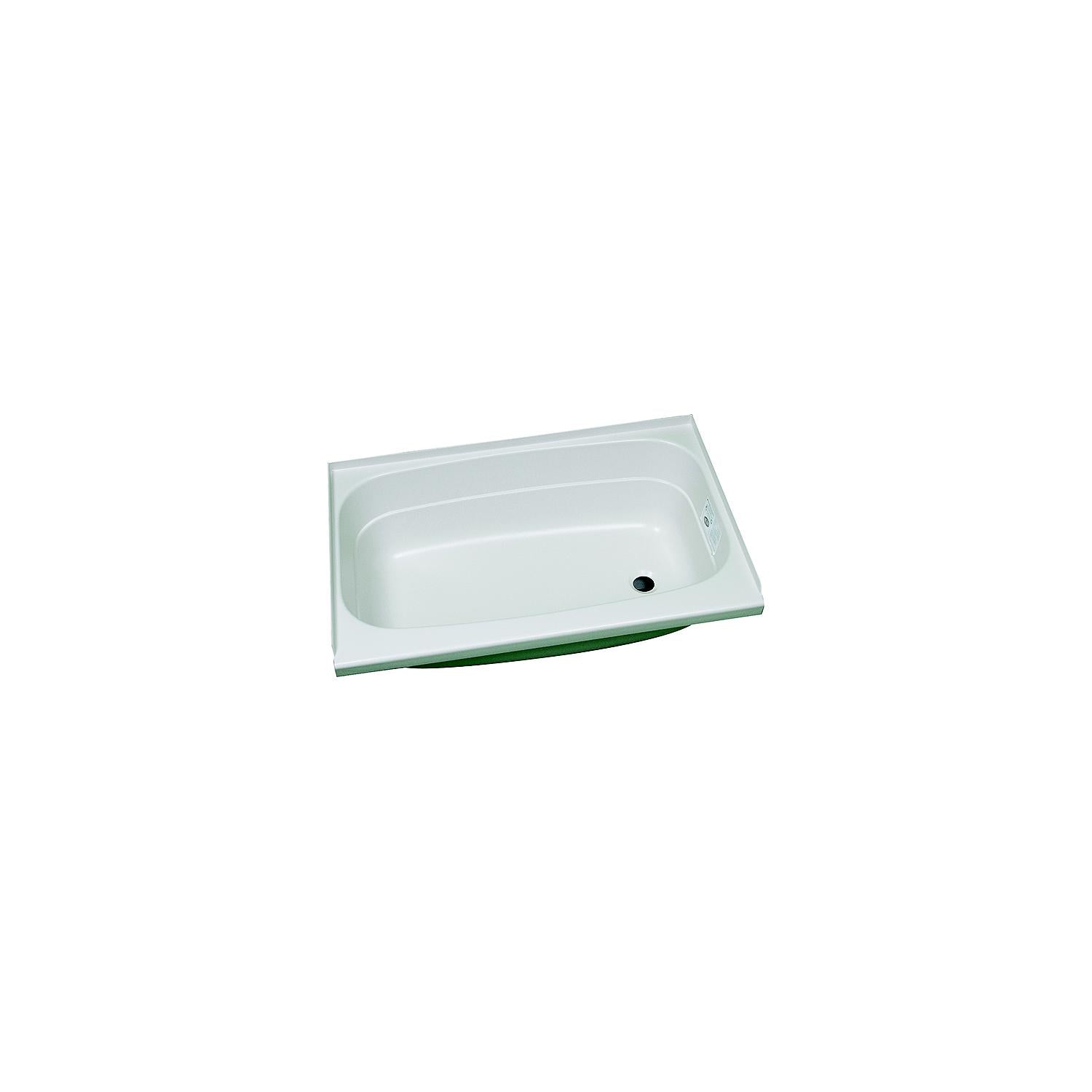 Specialty Recreation BT2432WR Right Drain Bathtub, 24" x 32", White