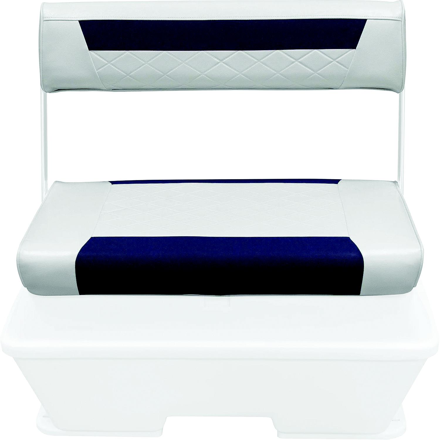 Wise Back Rest & Seat Cushion Set for 70/62 Qt, White and Mariner Blue Replacement Seating