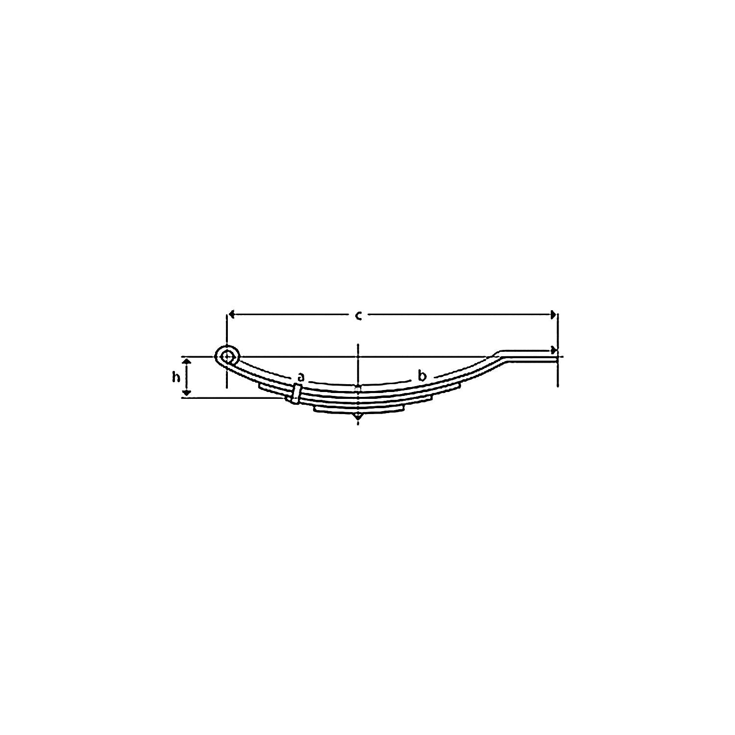 U.C.F. America 40 Una040-4 Lvs Slip.Spring 1840#