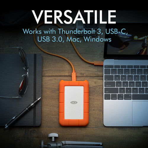 LaCie 5TB Rugged USB-C 3.2 Gen 1 External Hard Drive