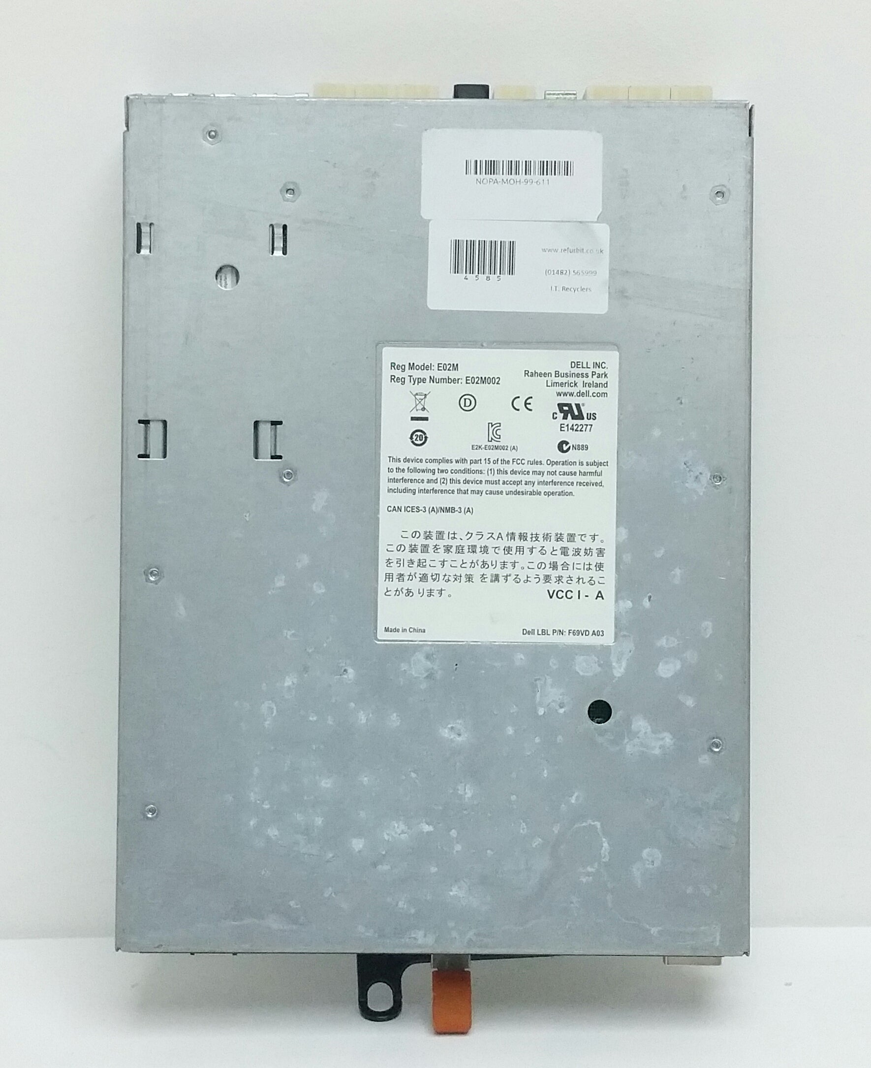 Dell E02M E02M002 Storage Area Network (SAN, 4 x 1GB RJ45 Ports, 1 x 3GB SAS Ports