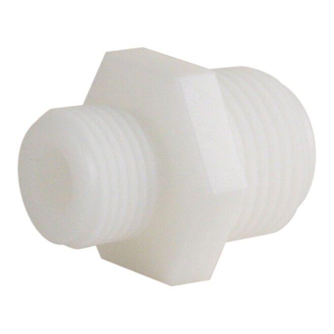 Scandvik 10961P 11004 Delrin Hose Adapter 3/8†male BSP to 1/2†male NPS