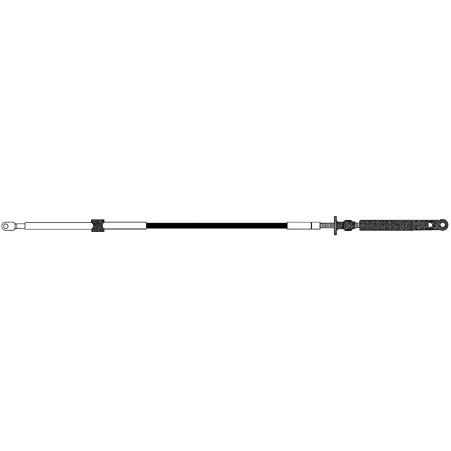 Uflex C14X06 UFLEX C4 Johnson/Evinrude (OMC) After 1979 Engine Control Cable