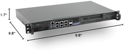 Supermicro SYS-5019D-4C-FN8TP Xeon D-2133IT Quad Core Front I/O Short Depth 1U Server, 2X SFP+, 2X 10GBase-T, 4X GbE LAN