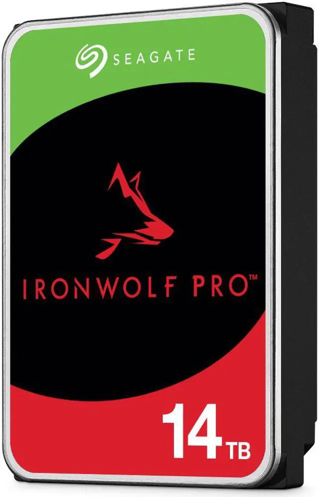 Seagate IronWolf Pro ST14000NT001 14TB 7200 RPM 256MB Cache SATA 6.0Gb/s 3.5" Internal Hard Drive