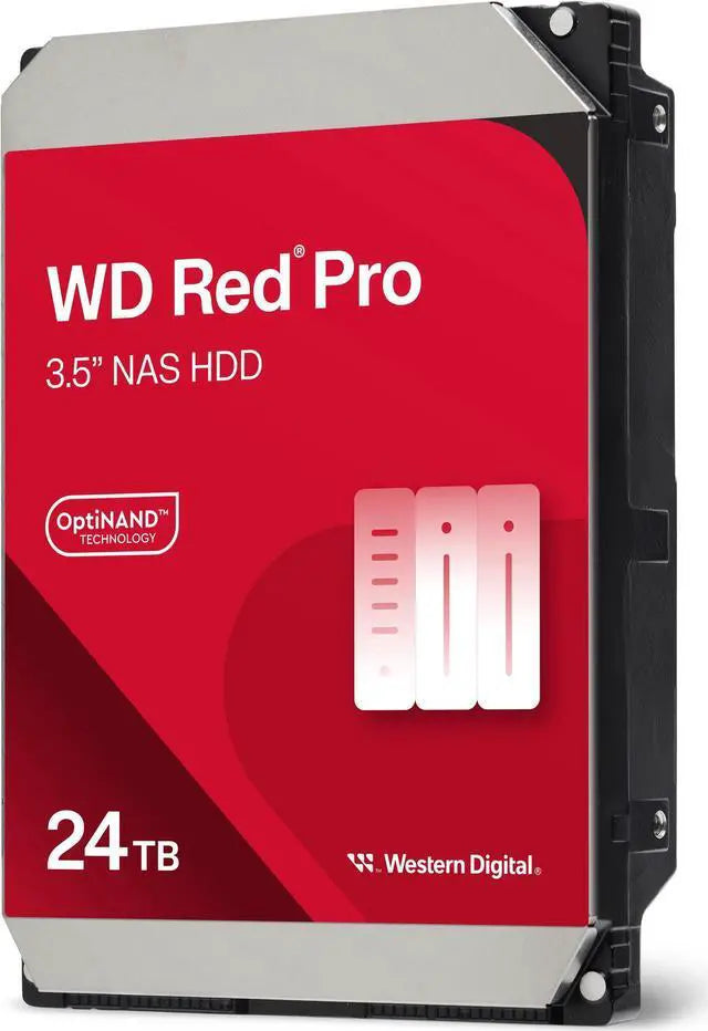 Western Digital Red Pro WD241KFGX 24TB 7200 RPM 512MB Cache SATA 6.0Gb/s 3.5" HD OEM