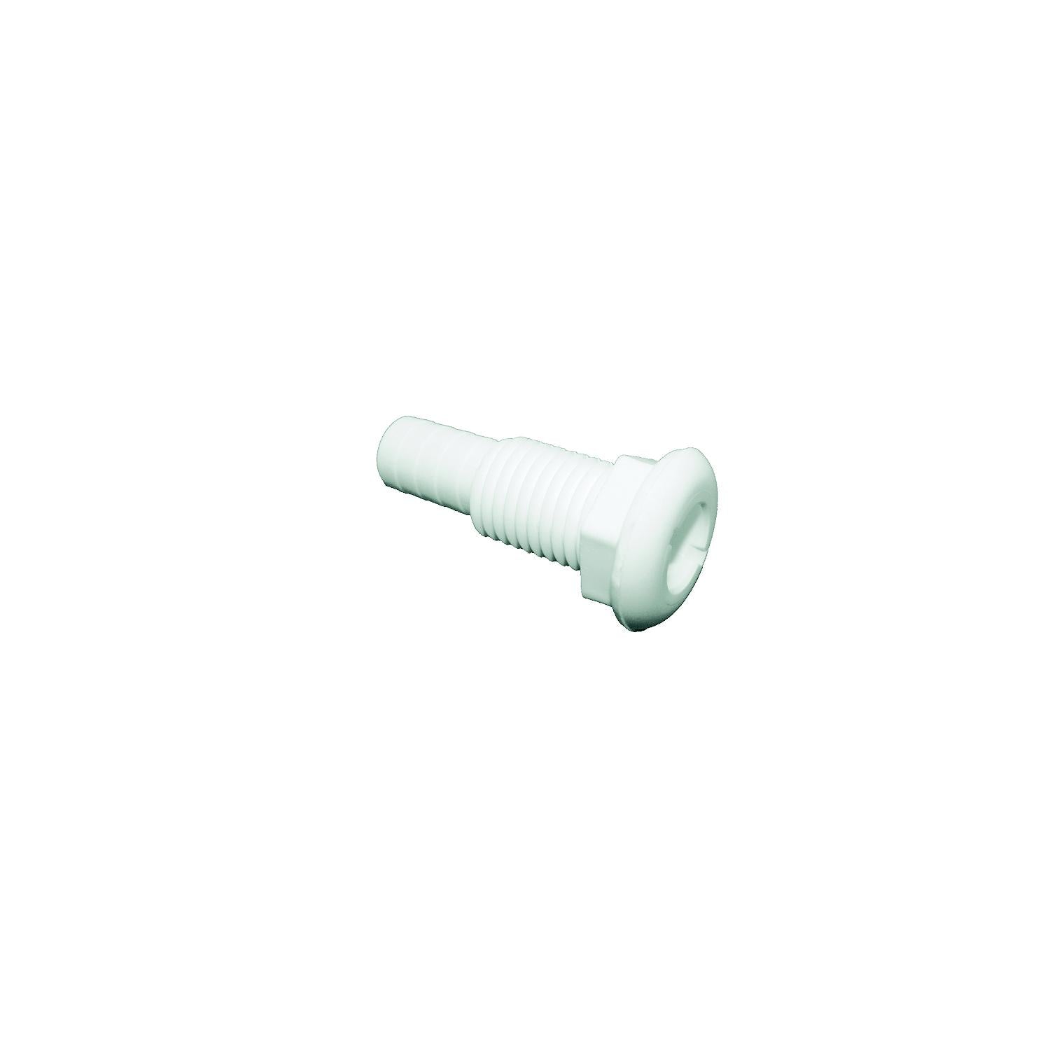 TH Marine TH-750-DP Thru Hull 3/4 Straight Black