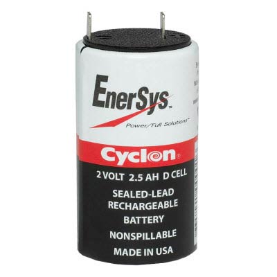 EnerSys Cyclon 2V 2.5AH AGM D Cell SLA Battery - Main Image