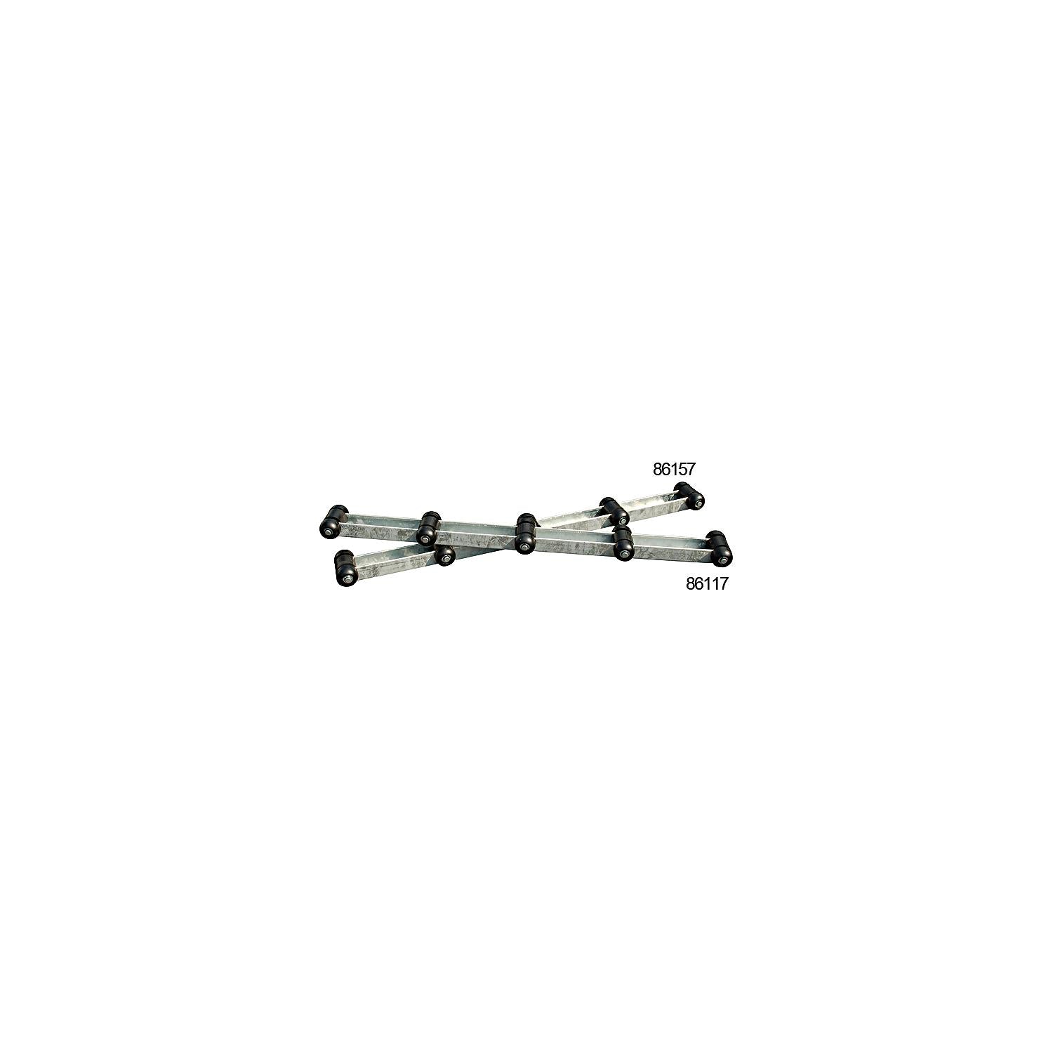 Tie Down Engineering 86117 Galvanized Roller Bunk Sold as Pair