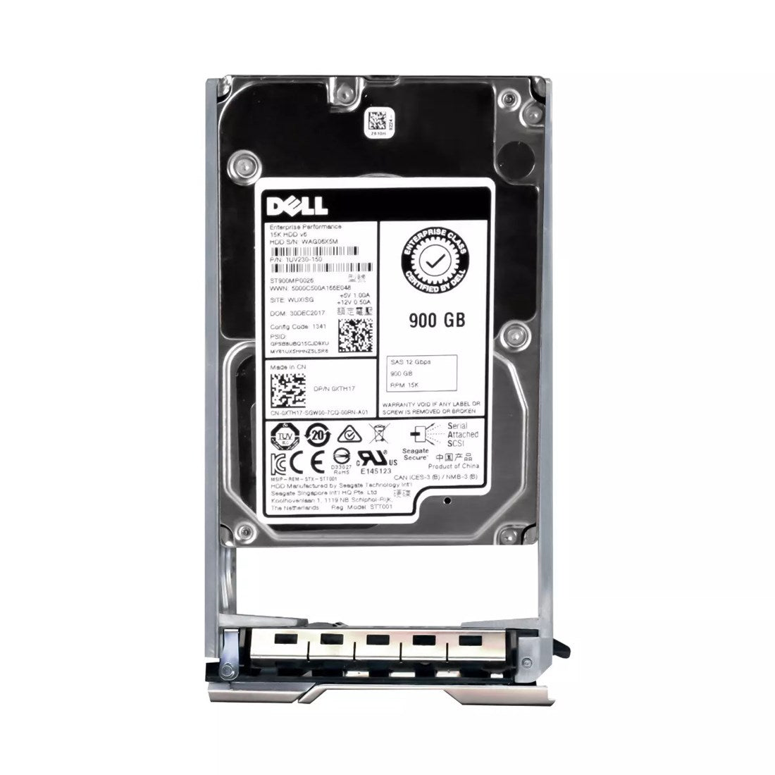 Dell 0XTH17 900GB 15k SAS 12Gbps 512n 2.5inch Hot Swap Hard Drive with Tray