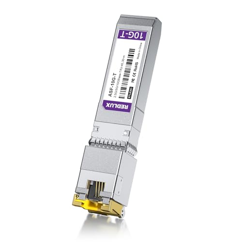REDLUX 1G SFP Transceiver, 1000Base-SX SFP Module, 850nm MMF, Dual LC Connector, up to 550-meter, Compatible for Cisco SFP-1G-SX, Meraki, Ubiquiti UniFi, Fortinet, TP-Link, Netgear and More|B0CZ3ZS5GB