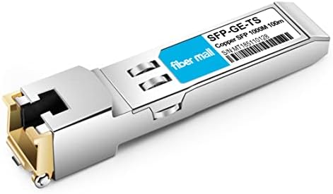 SFP to RJ45 for Dell Force10 GP-SFP2-1T Dell SFP-1G-T 310-7225 407-BBOS 1000BASE-T Mini GBIC SFP Copper RJ-45 100m Transceiver Module|B0899P9J5L