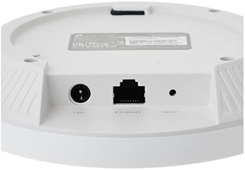 TP-Link EAP650 Ultra-Slim Wireless Access Point | Omada True WiFi 6 AX3000 | DC Adapter Included | Mesh, Seamless Roaming, WPA3, MU-MIMO | Remote & App Control | PoE+ Powered | Multi Control Options