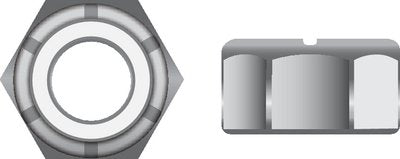 Seachoice SC1336 Nylon Insert Locknut Stainless 5/16-18