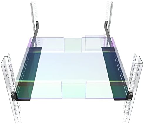 1U Universal Rack Mount Rails- 4-Post Server Rack Shelf Rail 16-29 inches Adjustable Depth for APC HP IBM DELL Compaq|B09PB2RN4J