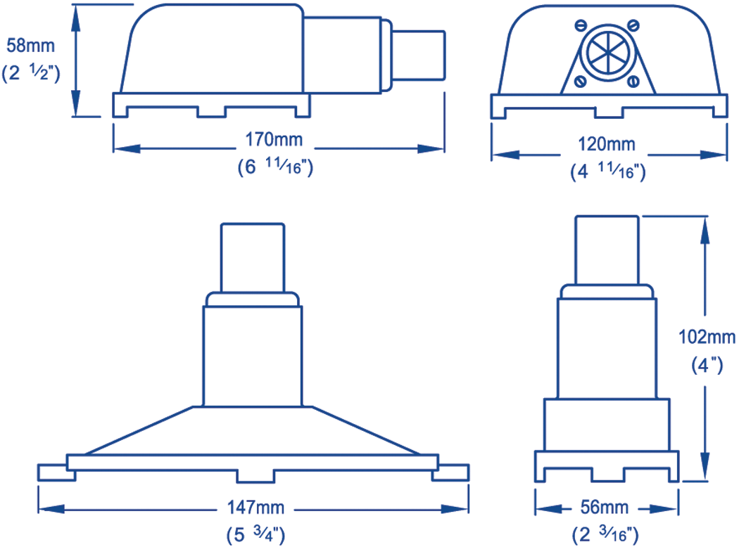 Whale SB4222 Side Strainer With Non-Return