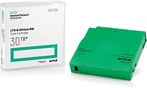 10 Pack Q2078A- HP LTO Ultrium 8, 12TB/ 30TB, Part # Q2078A- 10 HP LTO-8 Tapes|B07CGVZFNR