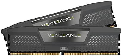 CORSAIR Vengeance DDR5 16GB (2x8GB DDR5 5200MHz CL40 AMD Expo Intel XMP iCUE Compatible Computer Memory – Gray (CMK16GX5M2B5200Z40