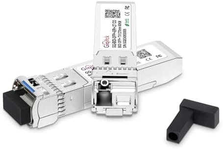 1 Pair 10GBASE-BX10-UD BiDi SFP+ Module, TX 1270nm/1330nm, RX 1330nm/1270nm, 10km DOM Simplex LC/UPC SMF Optical Transceiver Networking Mini Gbic for Dell GP-SFP-10GBX-U-10/ GP-SFP-10GBX-D-10|B0DQ7M94PL