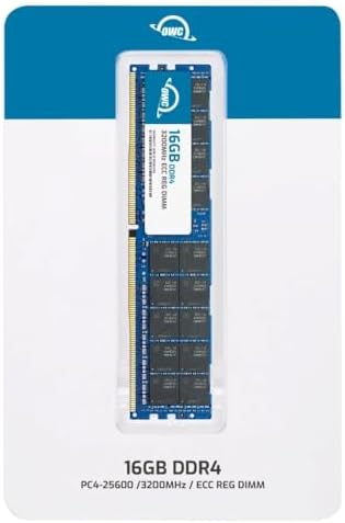 OWC 16GB DDR4 3200MHz PC4-25600 CL22 1.2V 288pin Server ECC Registered RDIMM Memory RAM Compatible with Dell EMC PowerEdge C6520 C6525 MX750c R650 R650xs