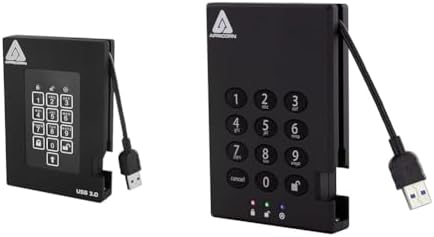 Apricorn 2TB Aegis Padlock USB 3.0 and Fortress FIPS 140-2 Encrypted Hard Drives with PIN Access|B0D59RNT5F