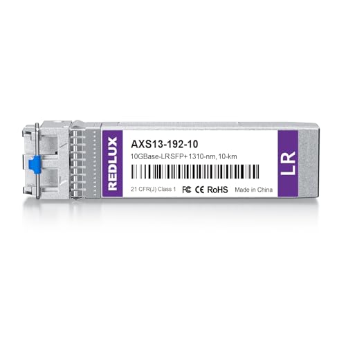 REDLUX 1G SFP Transceiver, 1000Base-SX SFP Module, 850nm MMF, Dual LC Connector, up to 550-meter, Compatible for Cisco SFP-1G-SX, Meraki, Ubiquiti UniFi, Fortinet, TP-Link, Netgear and More|B0CZ3ZS5GB