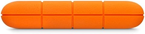 LaCie Rugged Mini 2TB External Hard Drive Portable HDD - USB 3.0/ 2.0 Compatible, Drop Shock Dust Rain Resistant Shuttle Drive, For Mac And PC Computer (LAC9000298, orange