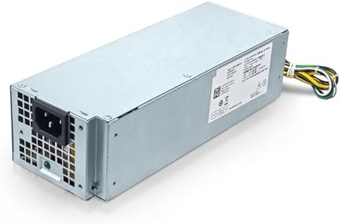 Upgraded H260EBM-00 260W Power Supply PSU Compatible with Dell Optiplex 3050 3060 3050M 5050 5060 7050 7060 7080 3080 5080 5090 7090 7080MT H7X3F H260EBM-00 Switching Power Supply,Connector: 6Pin+4Pin|B0DMW4VHT6