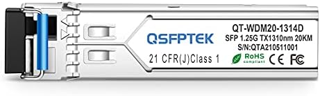 1 Pair 10G SFP+ Bidi Transceivers, 10gbe SFP LC Single-Mode Module, Bi-Directional Mini gbic for Cisco SFP-10G-BXD-I (1330nm-TX/1270nm-RX) / SFP-10G-BXU-I (1270nm-TX/1330nm-RX),10KM, with DDM|B07QLKDZJH