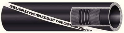 Shield 16-250-4000-24 Shields Marine Shieldsflex 2 Water Exhaust Series 250 Hose, w/ Wire, 4" x 2'