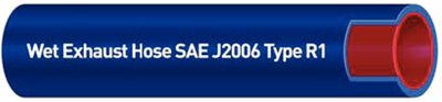 Shield 16-202-3000-36 Shields Marine Blue Series 202 Nautiflex Silicone Exhaust, 3' Hose