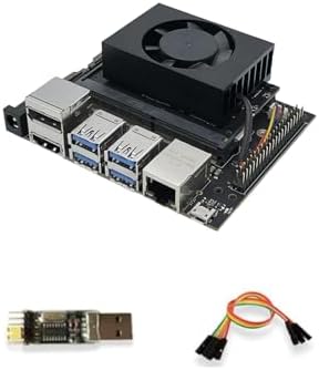 Jetson Nano Kit with SD Slot,Based on N-VIDIA Jetson Nano SOM onboard 16GB EMMC for AI Machine Learning(Fan Cooling)|B09WH5TJMJ