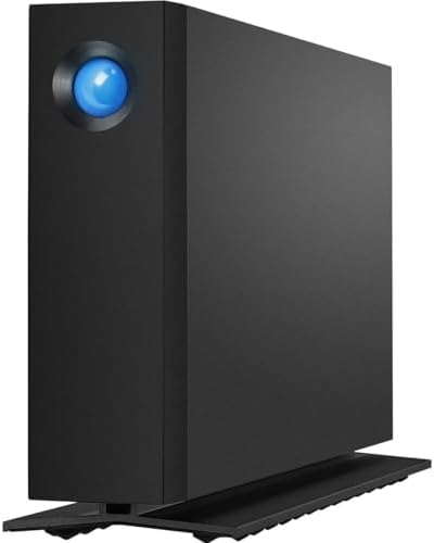 LaCie d2 Professional 14TB External Hard Drive Desktop HDD – Thunderbolt 3 USB-C USB 3.0, 7200 RPM Enterprise Class Drives, for Mac and PC Desktop, 1 Month Adobe CC (STHA14000800