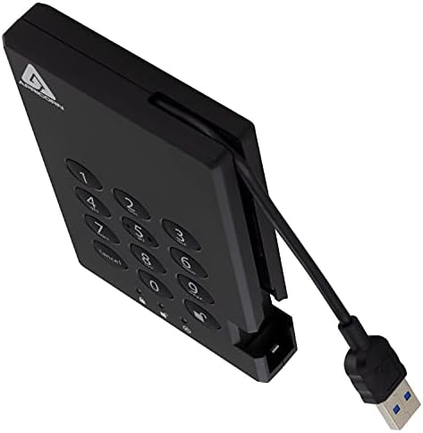 Apricorn 2TB Aegis Padlock USB 3.0 and Fortress FIPS 140-2 Encrypted Hard Drives with PIN Access|B0D59RNT5F