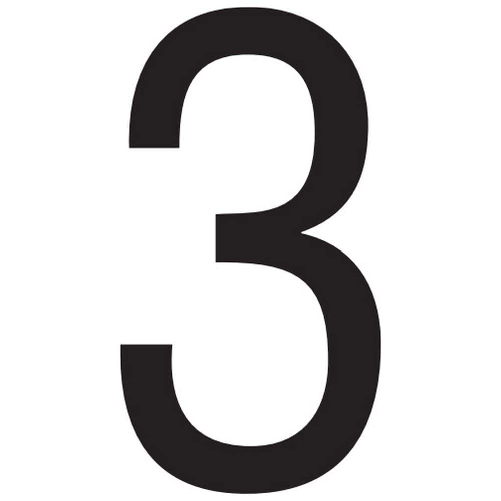 Seachoice 3" Gothic Numbers Pack of 10