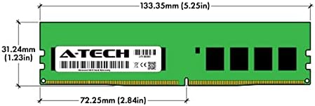 A-Tech 64GB Kit (4x16GB RAM for Dell PowerEdge R230, R240, R250, R330, R350, T130, T140, T30, T340, T350 | DDR4 2666MHz PC4-21300 ECC-UDIMM 2Rx8 ECC Unbuffered Server Memory Upgrade