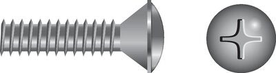 Seachoice SC0836 Phillips Machine Screw Oval Head, 6-32 x 1"