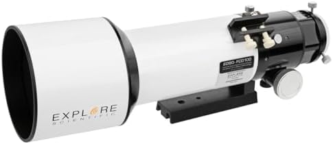Explore Scientific FCD100 Series 80mm Air-Spaced Apochromatic Triplet Refractor Telescope for Astrophotography Astronomy|B0758SCN6H
