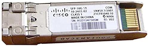 Cisco 10GBASE-SR S-Class SFP Module for 10 Gigabit Ethernet Deployments, Hot Swappable, 5-Year Standard Warranty (SFP-10G-SR-S= (6778U97