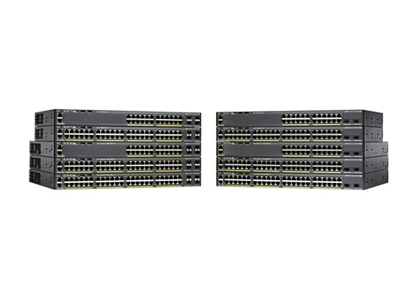 Cisco Catalyst 2960X-24PS-L Managed 24-Port Gigabit PoE+ Rack-Mountable Switch