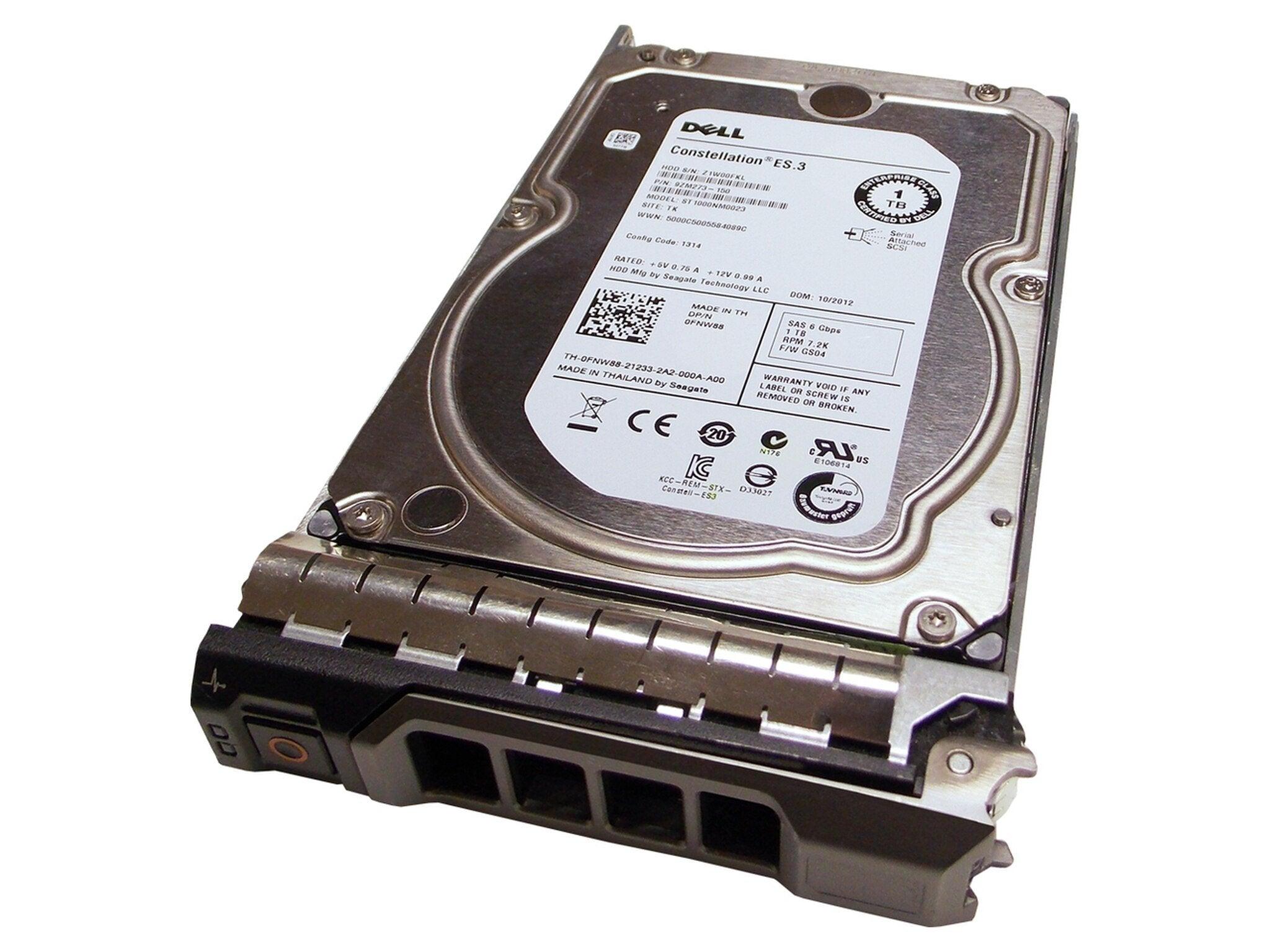 Dell 342-0143 1TB 7.2k rpm SAS 3G 3.5" Hard Drive