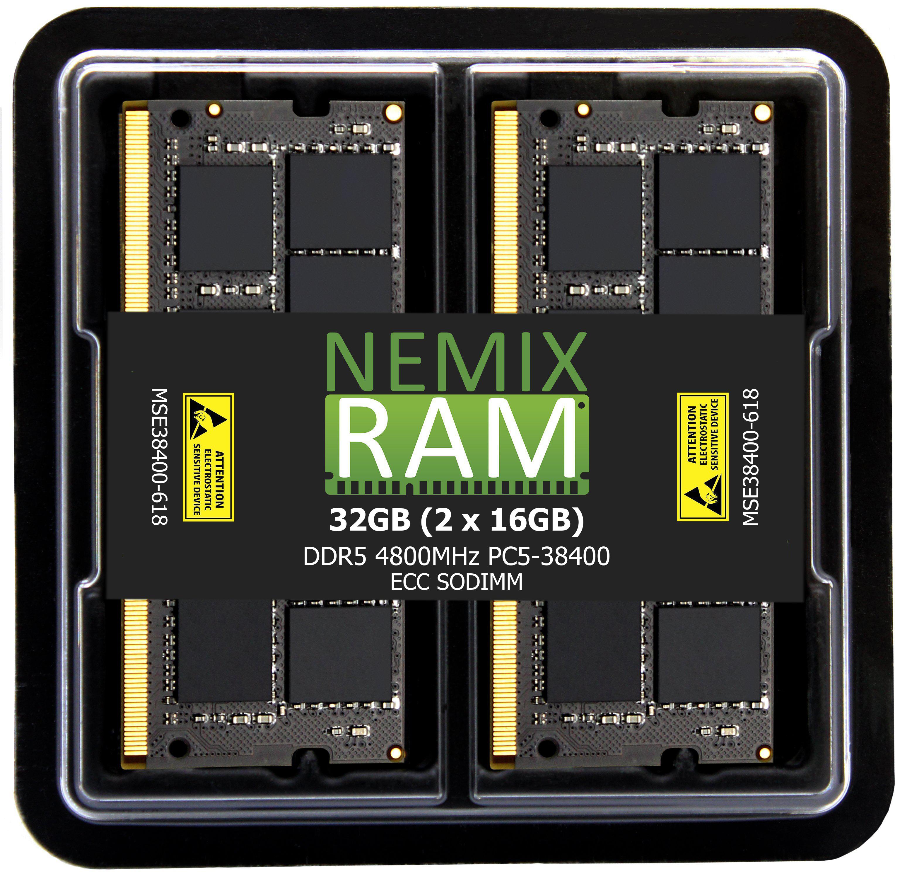 NEMIX RAM Memory Compatible with ASUSTOR LOCKERSTOR 8 Gen3 (AS6808T)